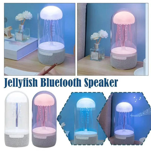 Lampe méduse colorée créative 3 en 1, haut-parleur Bluetooth compatible avec Ellyfish Les Visionnaires