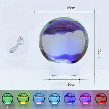 Lampe de chevet créative 3D Quicksand Les Visionnaires