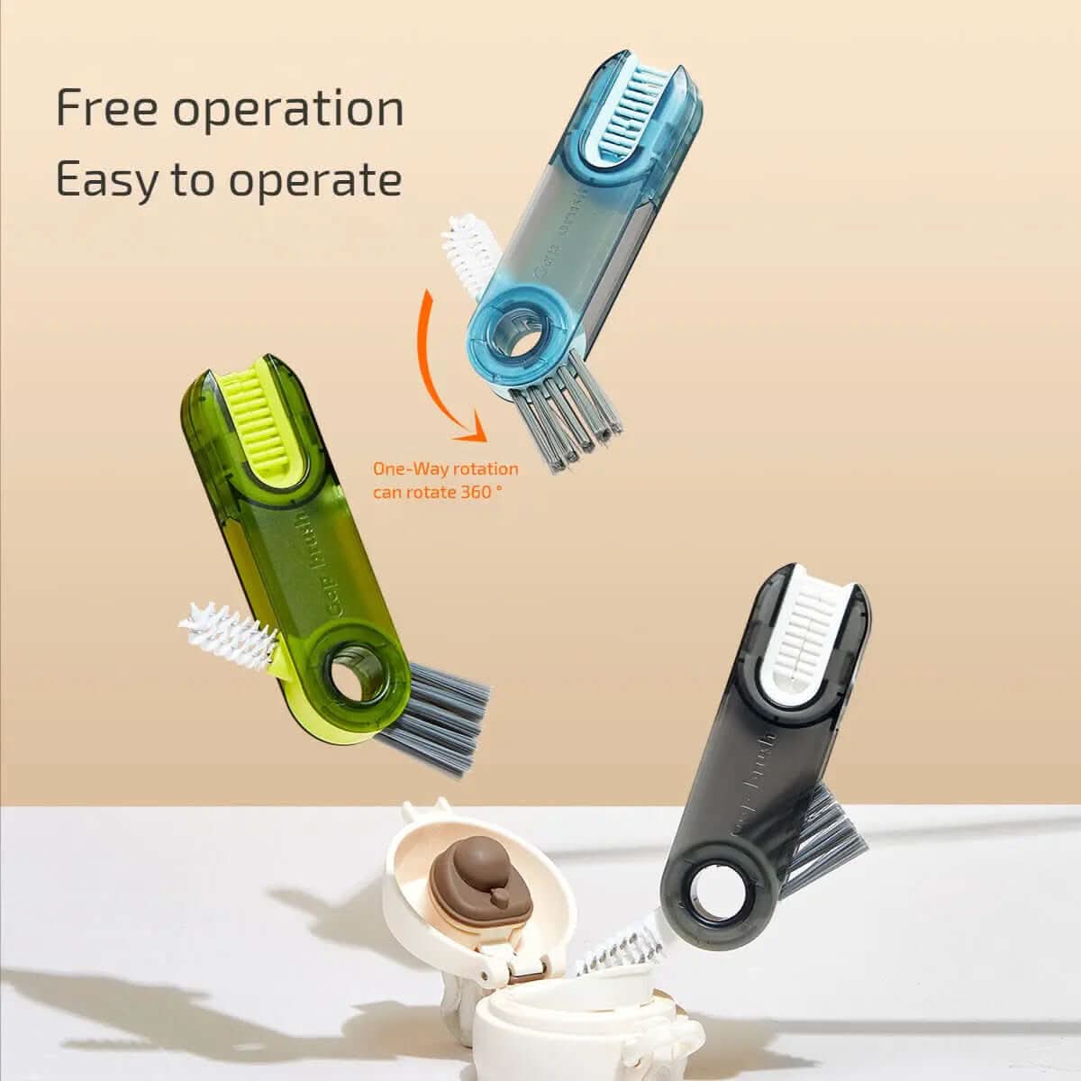 Brosse de nettoyage multifonction 3 en 1 Les Visionnaires