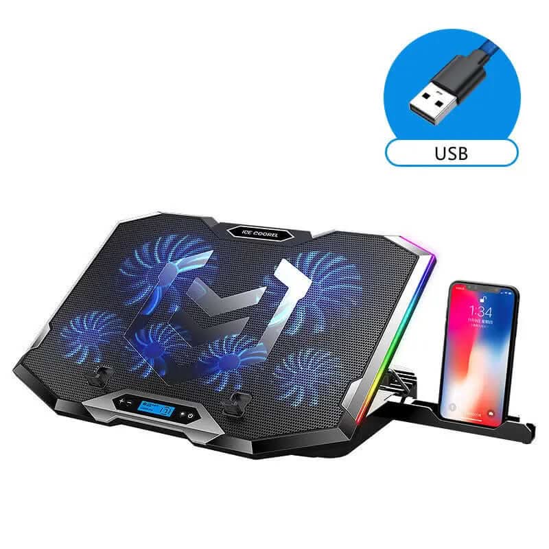 Support de refroidissement silencieux pour ordinateur portable Les Visionnaires