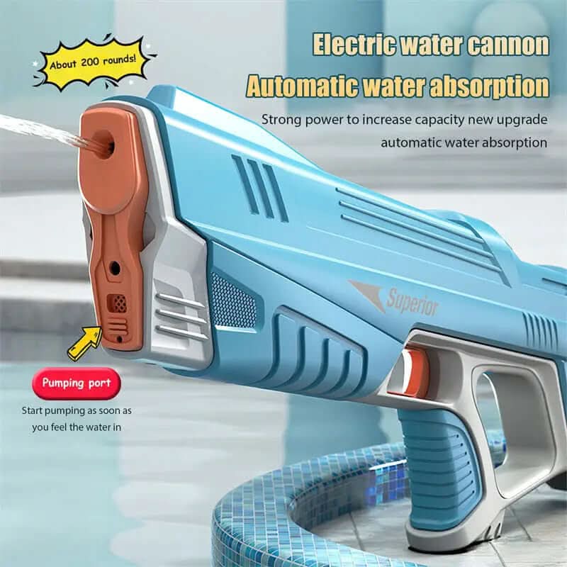 Pistolet à eau électrique automatique - jouet pour enfants Les Visionnaires