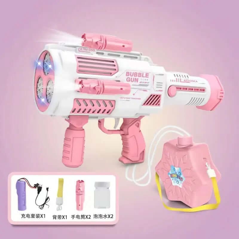Pistolet à Bulles Rocket- jeux extérieur Les Visionnaires