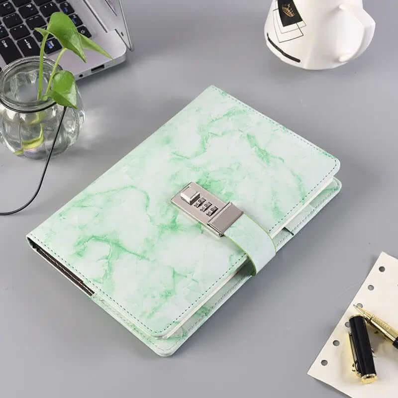 Carnet rétro avec cadenas Les Visionnaires