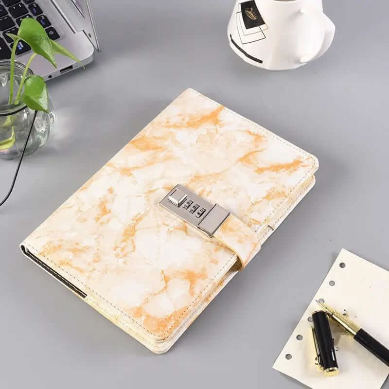 Carnet rétro avec cadenas Les Visionnaires