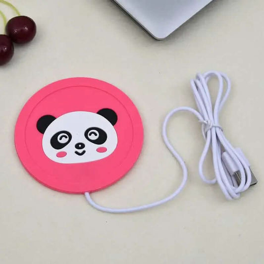Dessous de verre chauffant USB, design cartoon Les Visionnaires