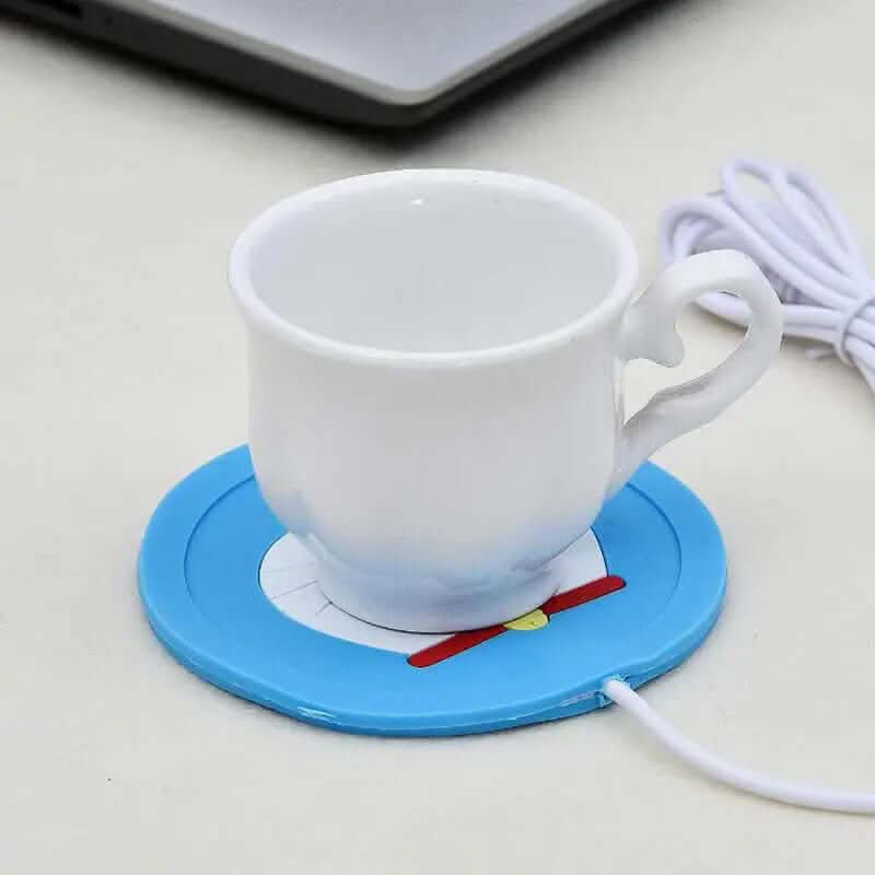 Dessous de verre chauffant USB, design cartoon Les Visionnaires