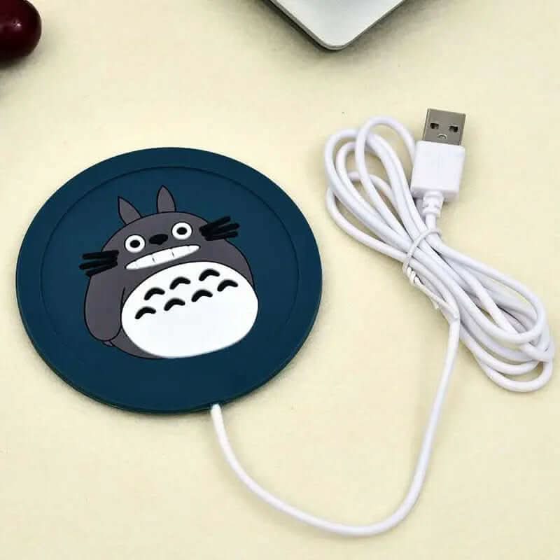 Dessous de verre chauffant USB, design cartoon Les Visionnaires