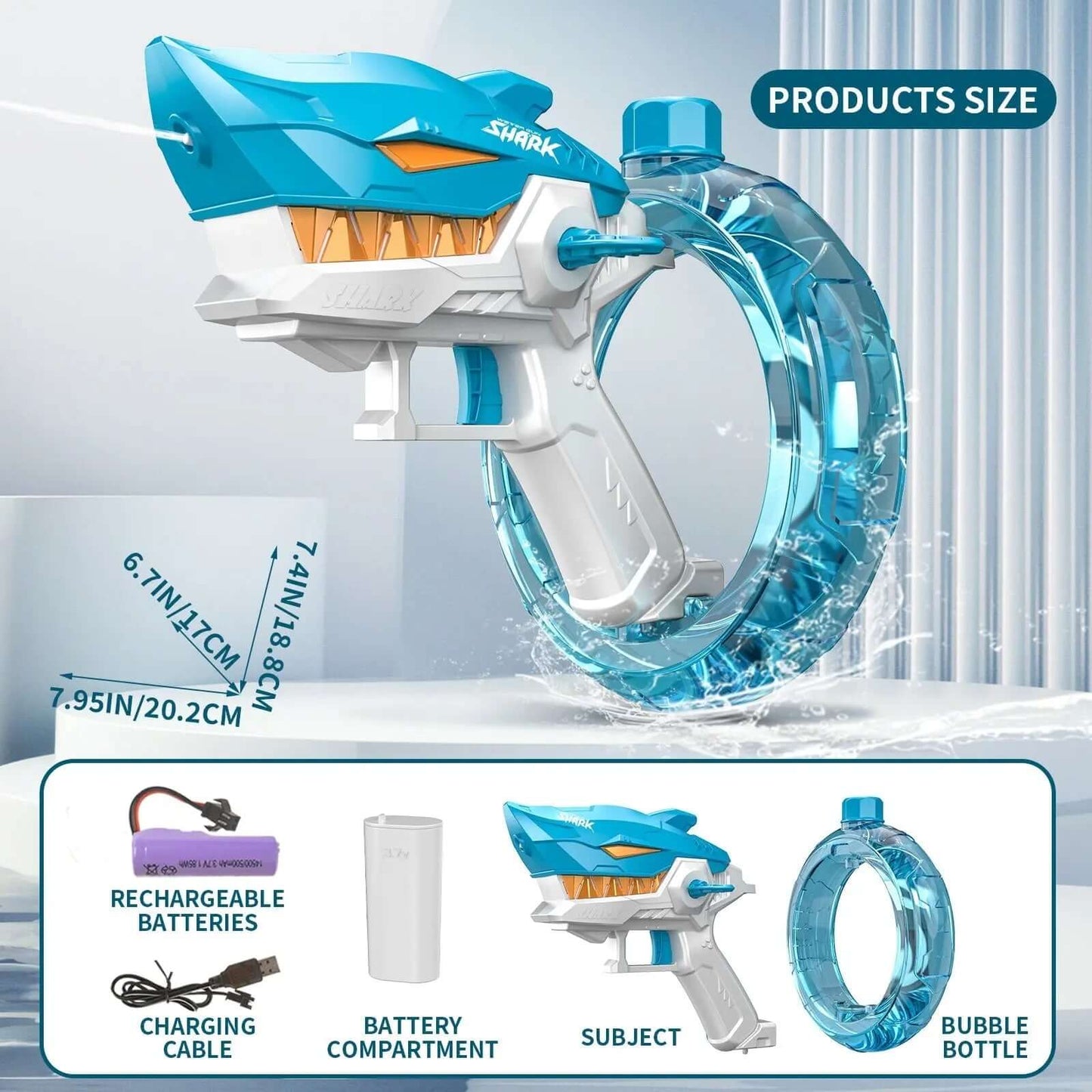 Pistolet à eau électrique Shark Les Visionnaires