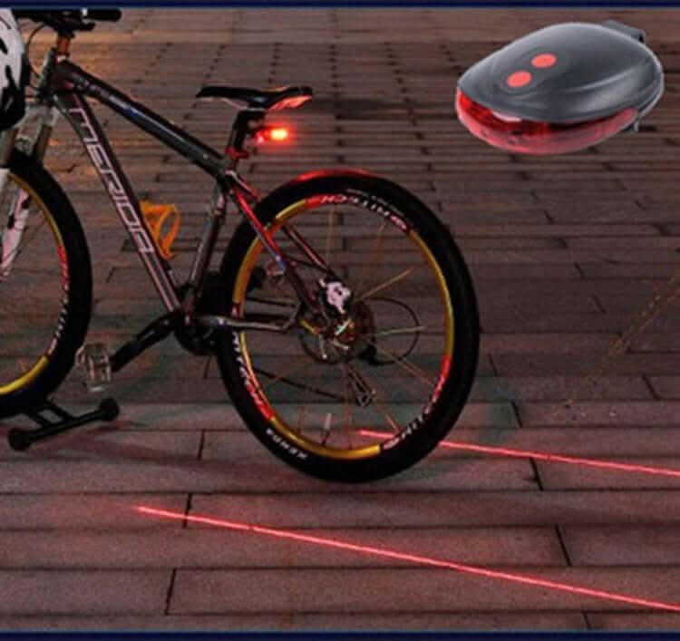 Feu arrière de vélo 5 LED Les Visionnaires