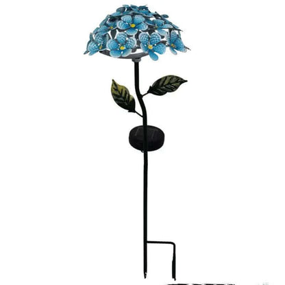 Lampe Solaire LED Hydrangea Artificielle Les Visionnaires