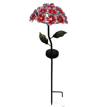 Lampe Solaire LED Hydrangea Artificielle Les Visionnaires