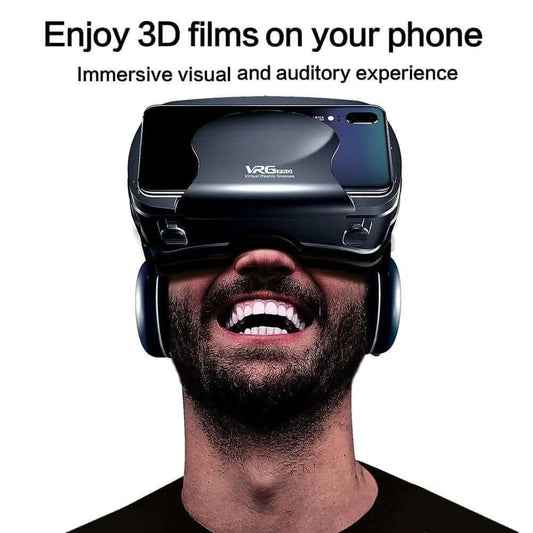 VR Helmet 3D Glasses Virtual Reality Support 0-800 Myopia For Smartphone Smart Phone Headset Les Visionnaires
