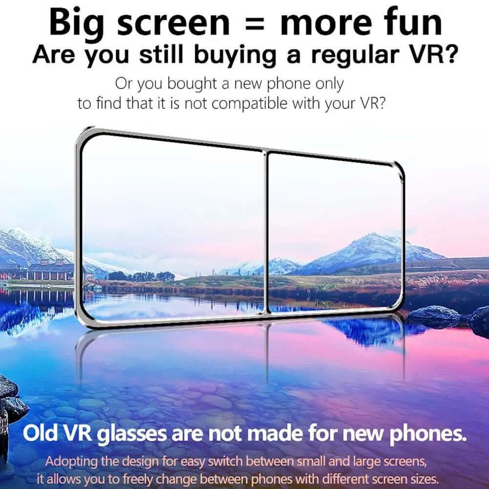 VR Helmet 3D Glasses Virtual Reality Support 0-800 Myopia For Smartphone Smart Phone Headset Les Visionnaires
