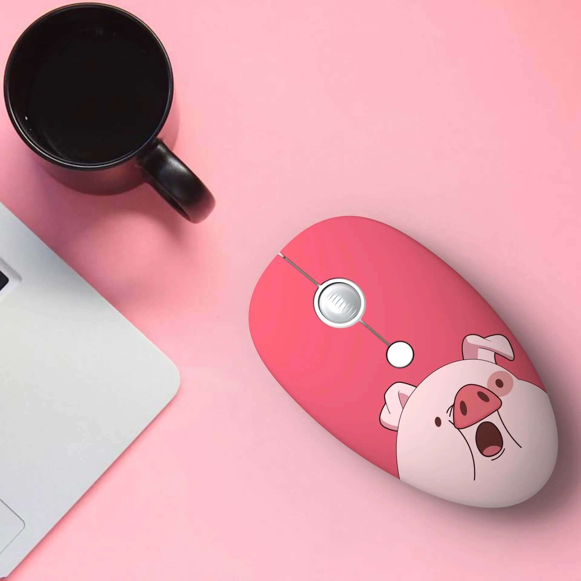 Mini souris sans fil - style cartoons Les Visionnaires