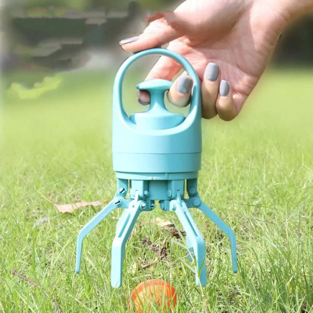 Portable Lightweight Dog Pooper Scooper With Built-in Poop Bag Dispenser Eight-claw Shovel For Pet Toilet Picker Pet Products Les Visionnaires