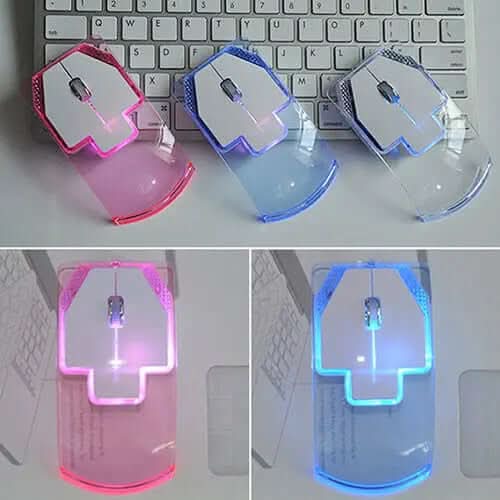 Souris sans fil ultra-fine et transparente Les Visionnaires
