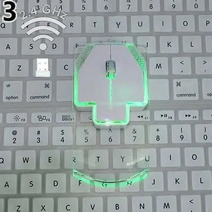 Souris sans fil ultra-fine et transparente Les Visionnaires