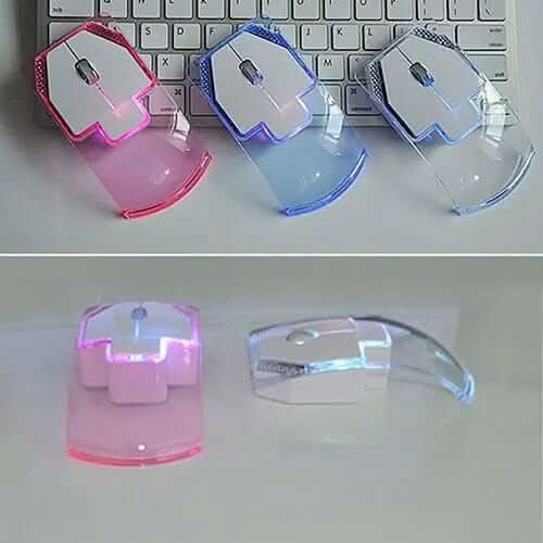 Souris sans fil ultra-fine et transparente Les Visionnaires