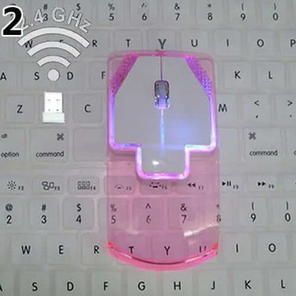 Souris sans fil ultra-fine et transparente Les Visionnaires