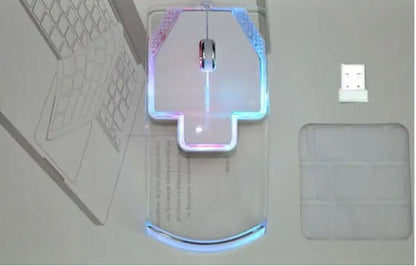 Souris sans fil ultra-fine et transparente Les Visionnaires
