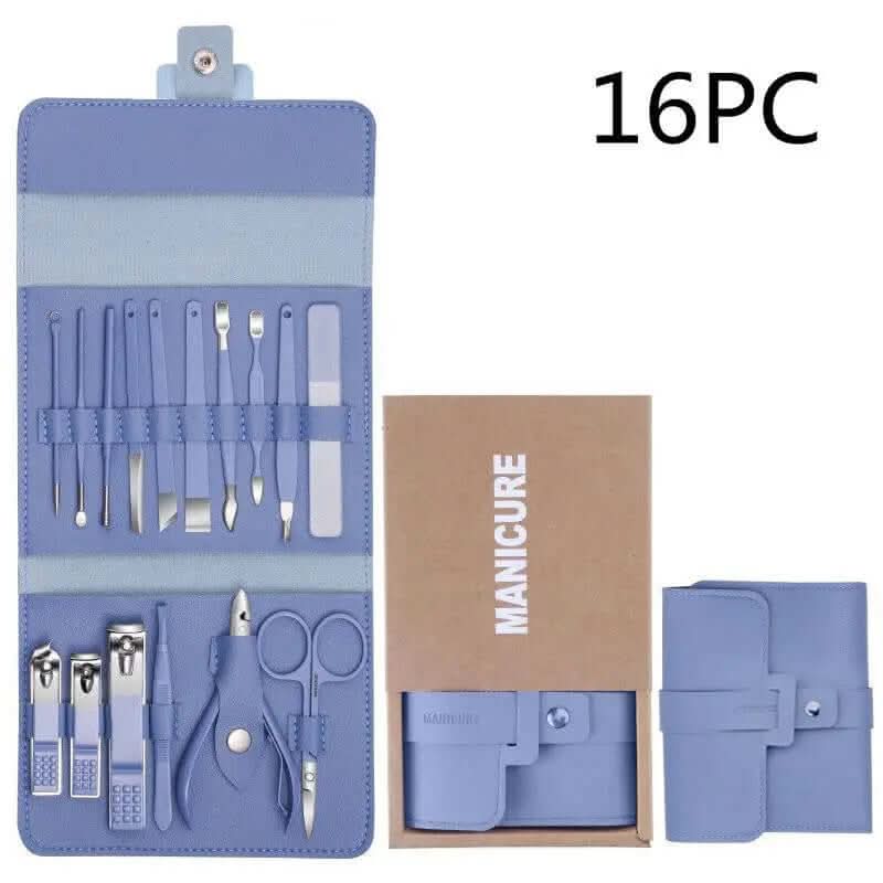 Kit de Manucure 16 Pièces - compact et complet - Les Visionnaires