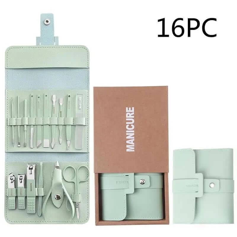Kit de Manucure 16 Pièces - compact et complet - Les Visionnaires