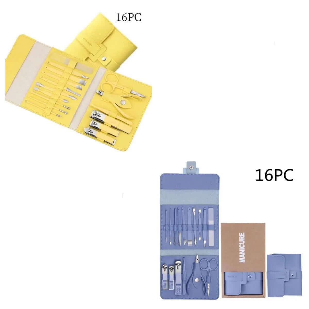 Kit de Manucure 16 Pièces - compact et complet - Les Visionnaires