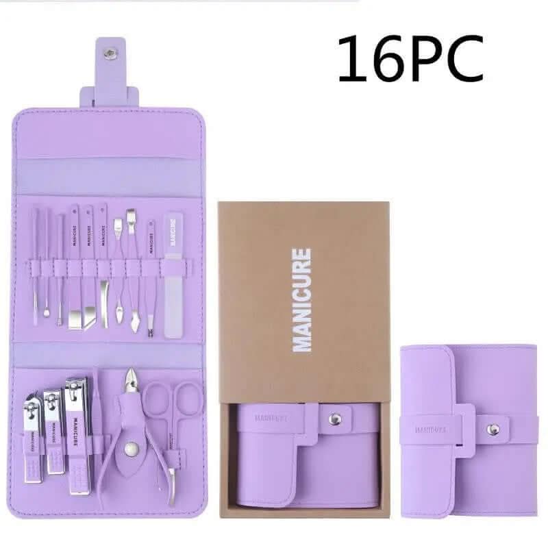 Kit de Manucure 16 Pièces - compact et complet - Les Visionnaires