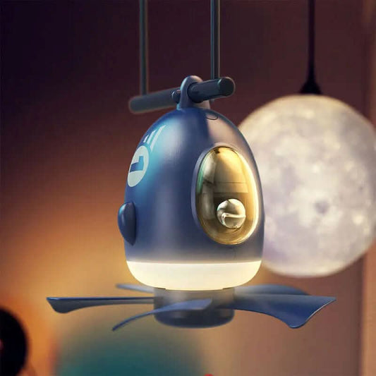 ventilateur de plafond en forme d’avion Les Visionnaires