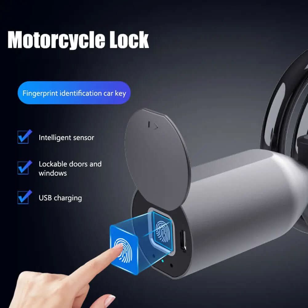 Cadenas Bluetooth anti-vol avec empreinte digitale Les Visionnaires