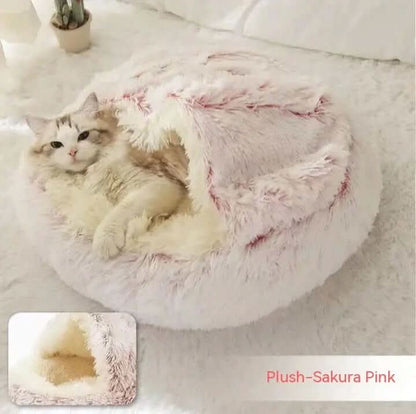 Lit rond en peluche Les Visionnaires