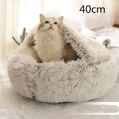 Lit rond en peluche Les Visionnaires