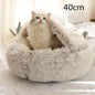 Lit rond en peluche Les Visionnaires