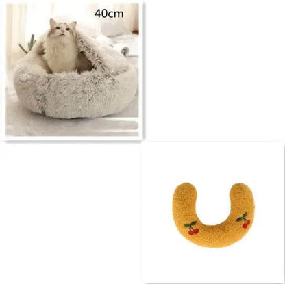 Lit rond en peluche Les Visionnaires