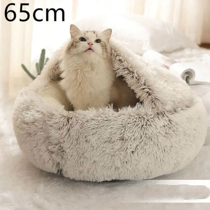 Lit rond en peluche Les Visionnaires