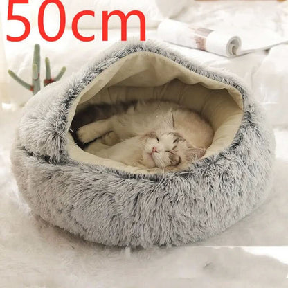 Lit rond en peluche Les Visionnaires