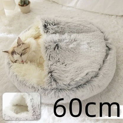Lit rond en peluche Les Visionnaires
