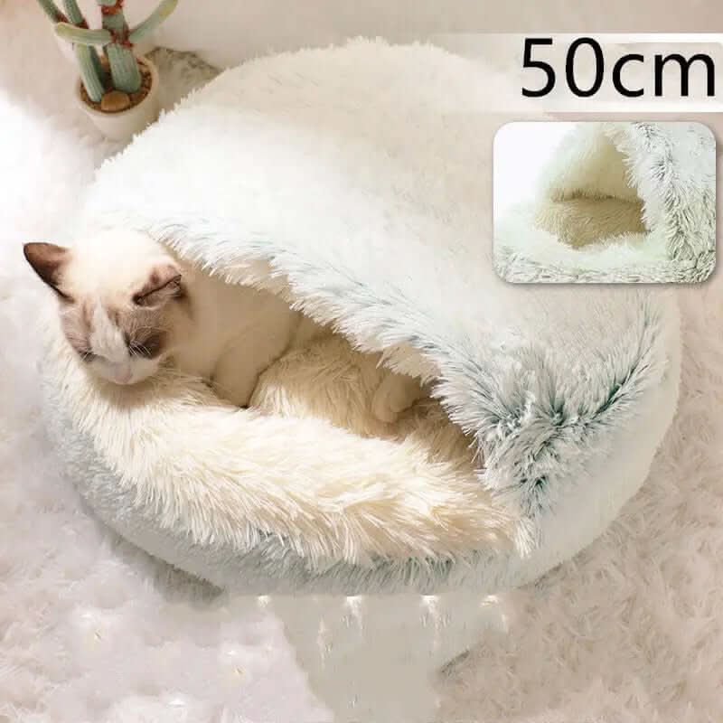 Lit rond en peluche Les Visionnaires