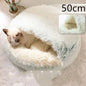 Lit rond en peluche Les Visionnaires