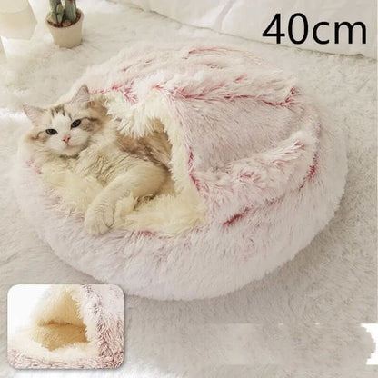 Lit rond en peluche Les Visionnaires
