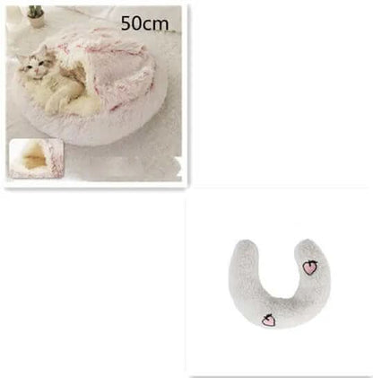 Lit rond en peluche Les Visionnaires