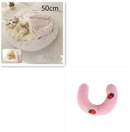 Lit rond en peluche Les Visionnaires