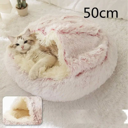 Lit rond en peluche Les Visionnaires