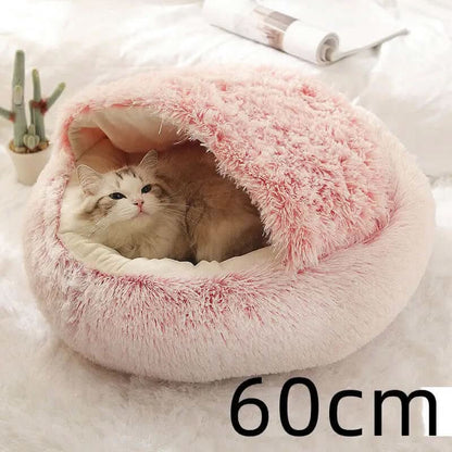 Lit rond en peluche Les Visionnaires
