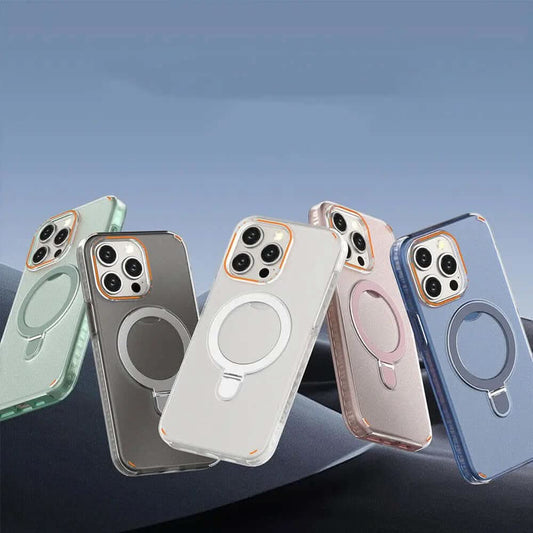 Coque magnétique colorée avec support intégré Les Visionnaires