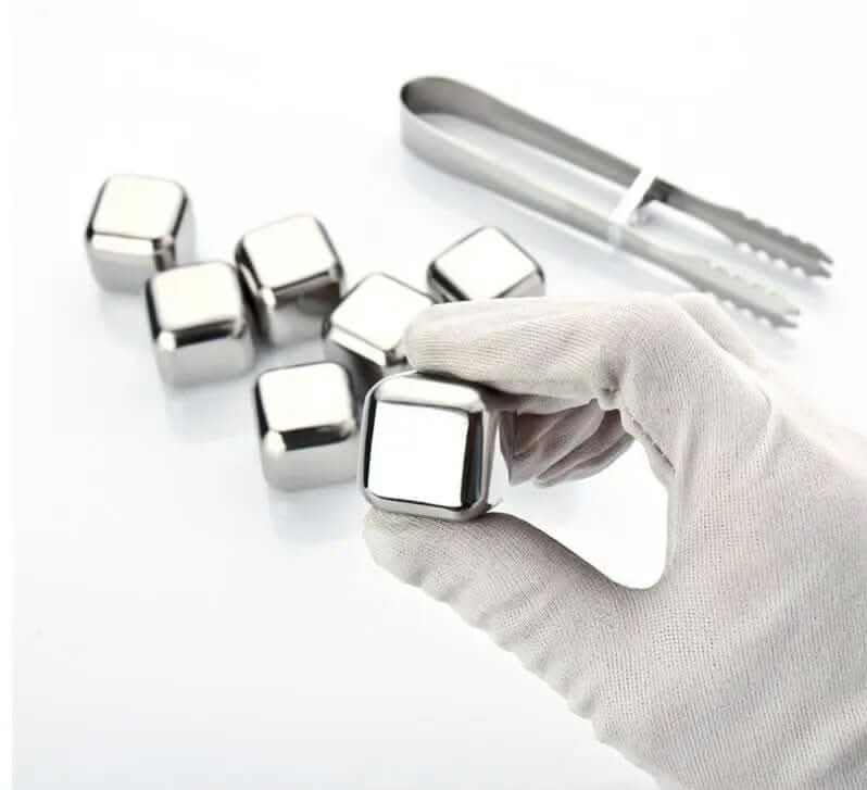 Set de glaçons réutilisables en acier inoxydable Les Visionnaires