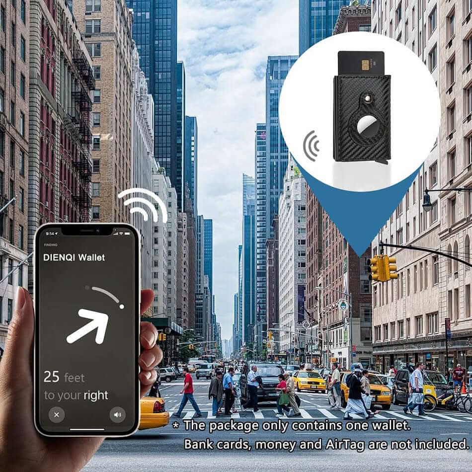 Portefeuille AirTag anti-vol RFID Les Visionnaires