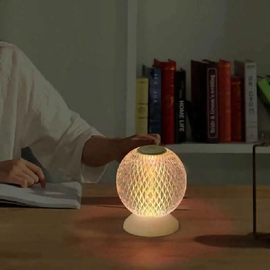 Lampe de Chevet LED Cristal Acrylique RGB Les Visionnaires