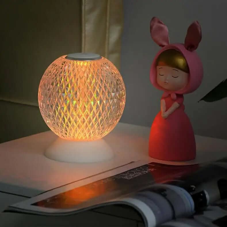 Lampe de Chevet LED Cristal Acrylique RGB Les Visionnaires