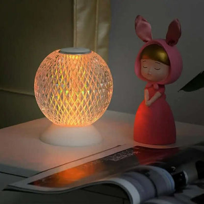 Lampe de Chevet LED Cristal Acrylique RGB Les Visionnaires